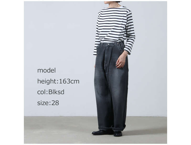 Ordinary Fits(ǥʥ꡼եå) BELL PANTS BLACK USED