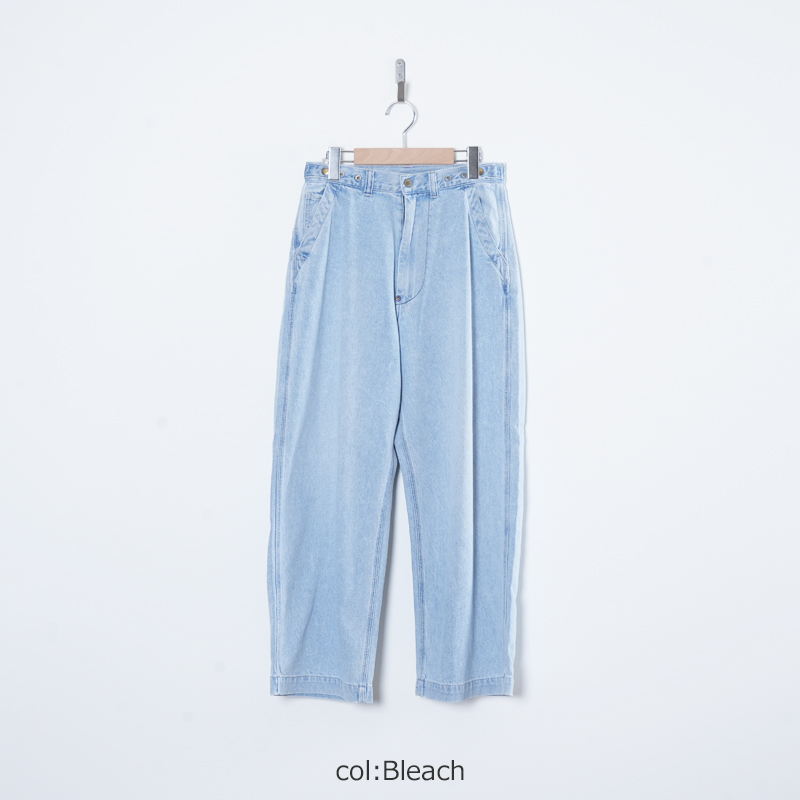 Ordinary Fits(�����ǥ��ʥ꡼�ե��å�) BELL PANTS USD BLEACH
