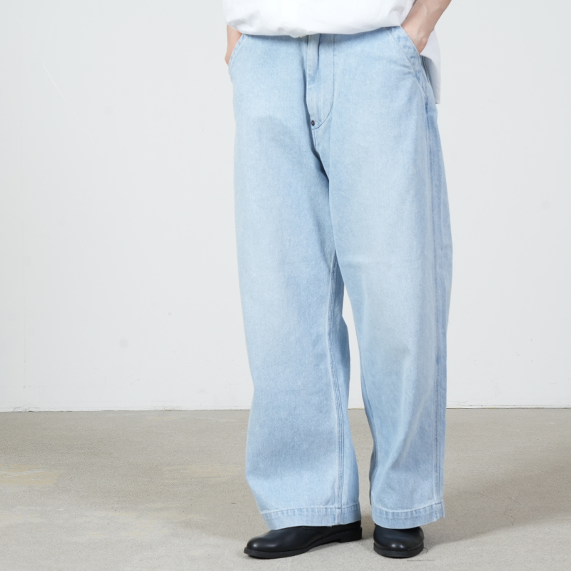 Ordinary Fits(�����ǥ��ʥ꡼�ե��å�) BELL PANTS USD BLEACH