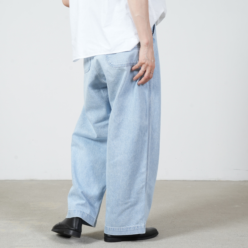 Ordinary Fits(�����ǥ��ʥ꡼�ե��å�) BELL PANTS USD BLEACH