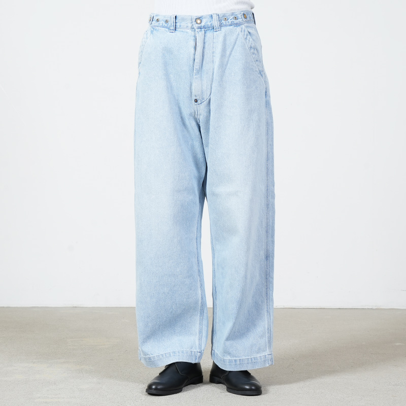 Ordinary Fits(�����ǥ��ʥ꡼�ե��å�) BELL PANTS USD BLEACH