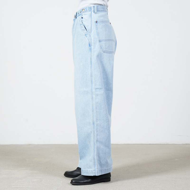 Ordinary Fits(�����ǥ��ʥ꡼�ե��å�) BELL PANTS USD BLEACH