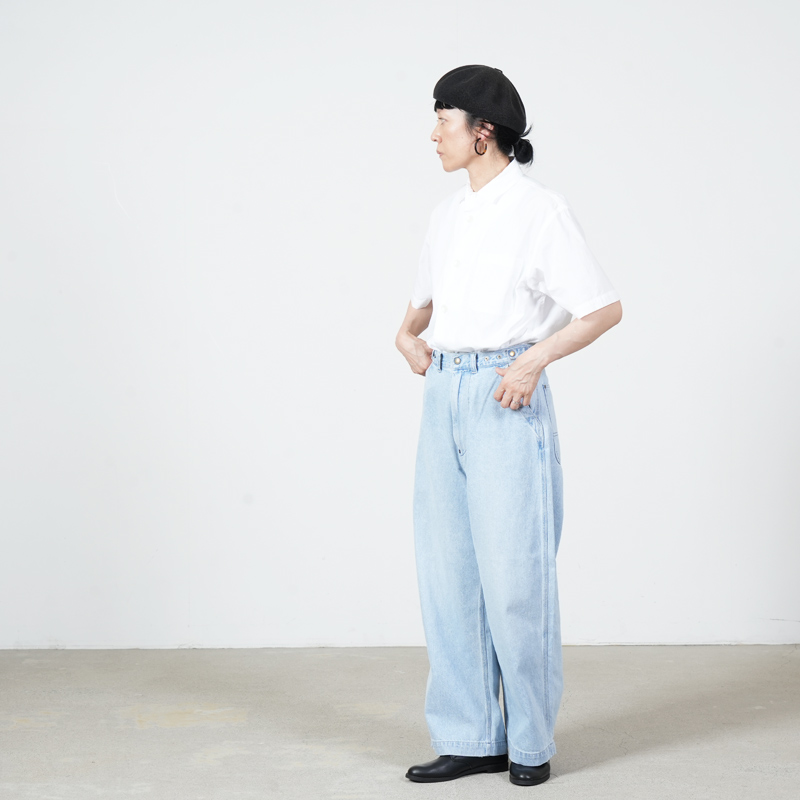 Ordinary Fits(�����ǥ��ʥ꡼�ե��å�) BELL PANTS USD BLEACH