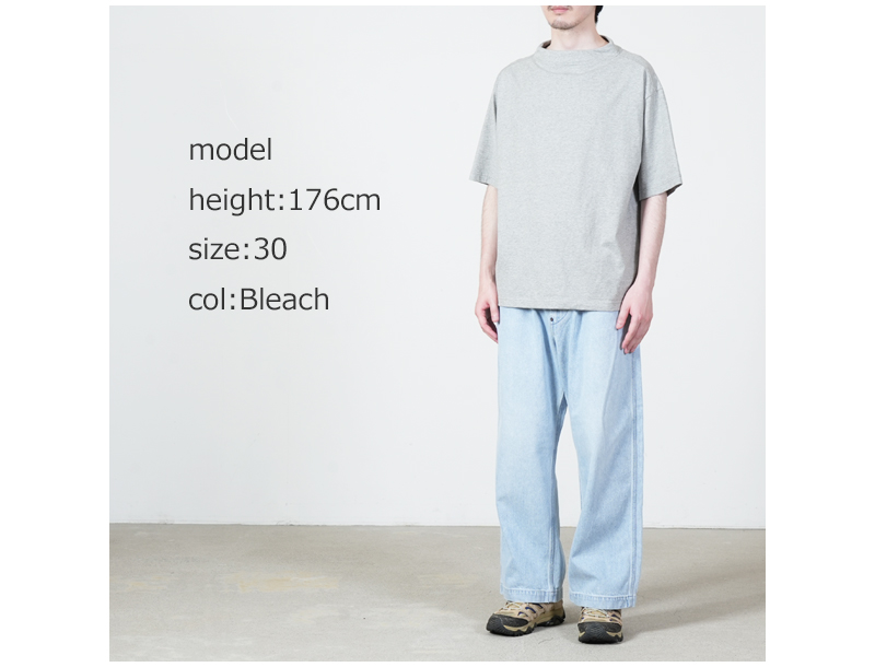 Ordinary Fits(�����ǥ��ʥ꡼�ե��å�) BELL PANTS USD BLEACH