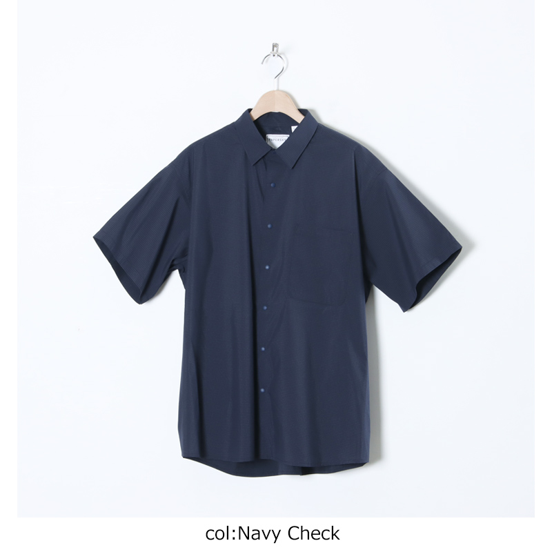 PAPERSKY WEAR(ڡѡ) MAGAZINE CHECK BIG HALF SHIRT