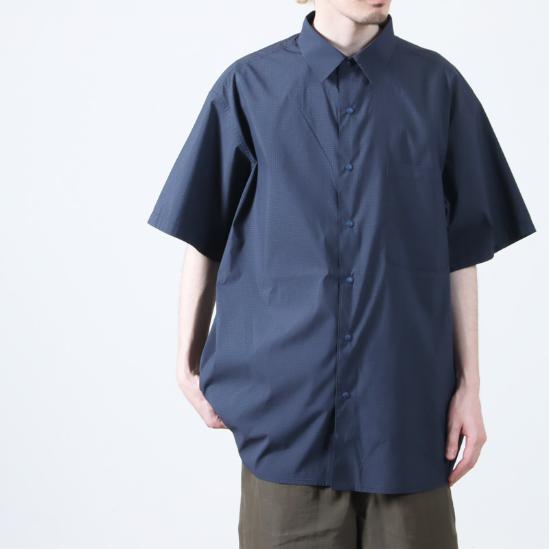PAPERSKY WEAR(ڡѡ) MAGAZINE CHECK BIG HALF SHIRT