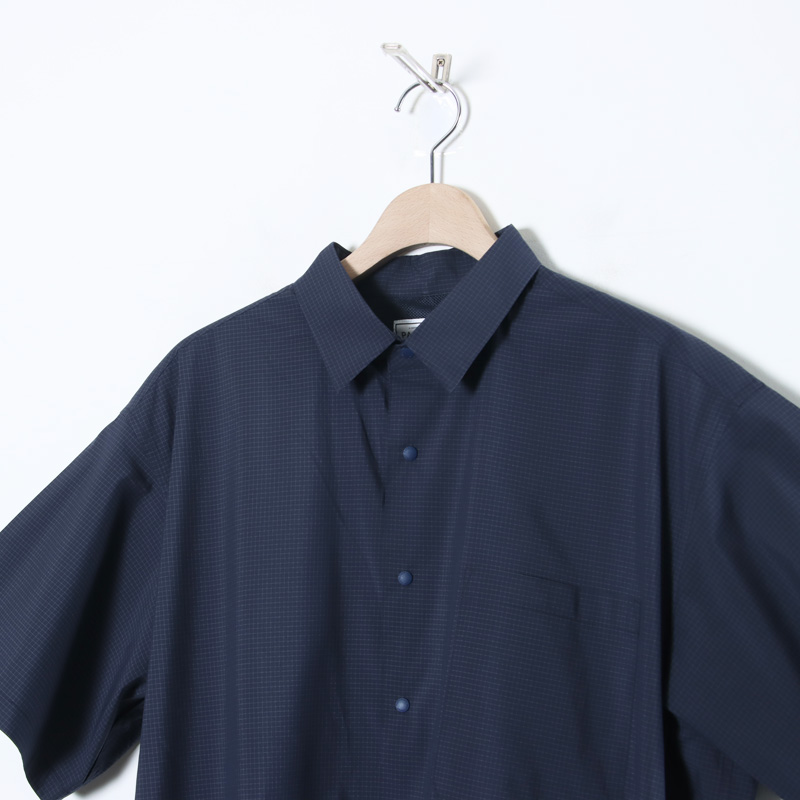 PAPERSKY WEAR(ڡѡ) MAGAZINE CHECK BIG HALF SHIRT