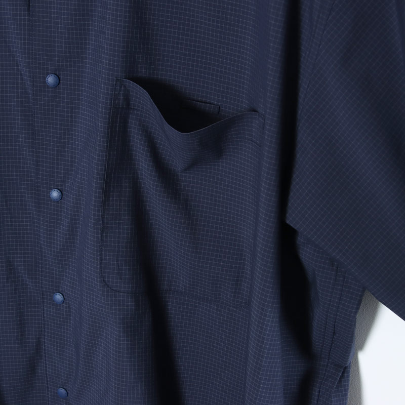 PAPERSKY WEAR(ڡѡ) MAGAZINE CHECK BIG HALF SHIRT