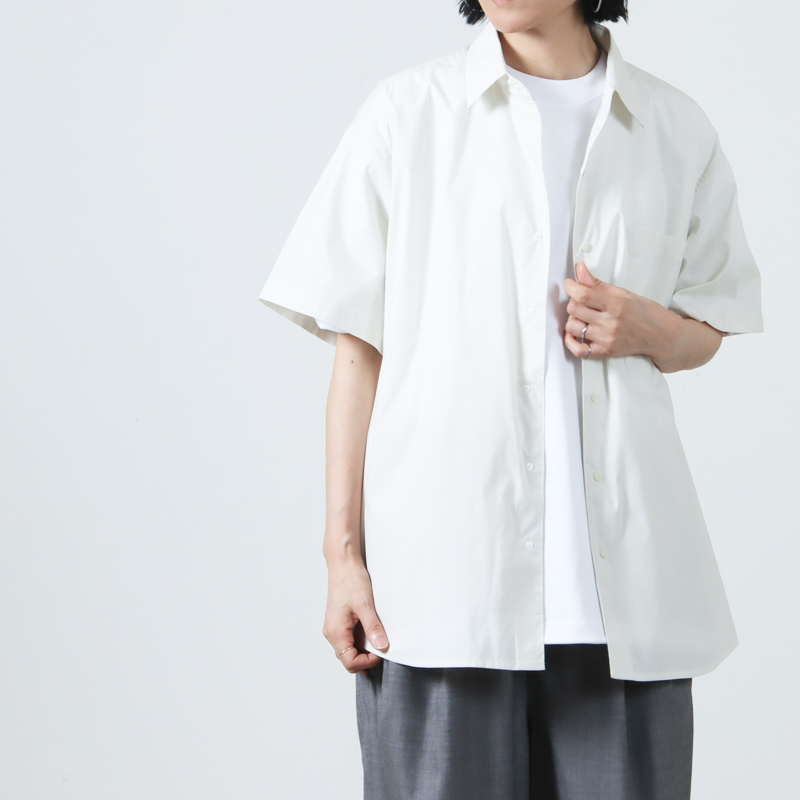 PAPERSKY WEAR(ڡѡ) MAGAZINE CHECK BIG HALF SHIRT