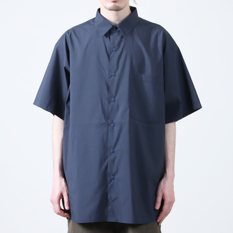 PAPERSKY WEAR(ڡѡ) MAGAZINE CHECK BIG HALF SHIRT
