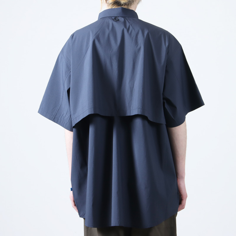 PAPERSKY WEAR(ڡѡ) MAGAZINE CHECK BIG HALF SHIRT