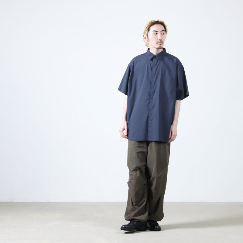 PAPERSKY WEAR(ڡѡ) MAGAZINE CHECK BIG HALF SHIRT