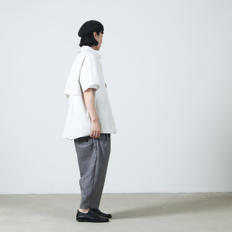 PAPERSKY WEAR(ڡѡ) MAGAZINE CHECK BIG HALF SHIRT