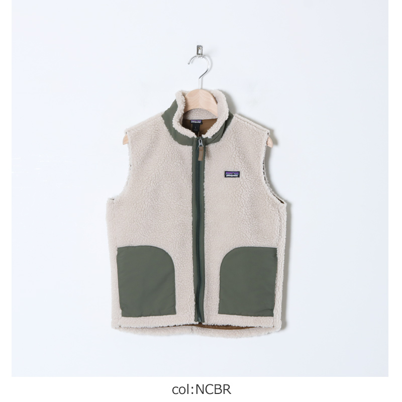 656192019年製サイズパタゴニア Kids' Retro-X Vest XL NAIB レトロ