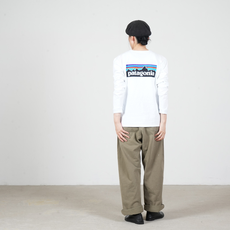 PATAGONIA(�ѥ����˥�) W's L/S P-6 Logo Responsibili-Tee