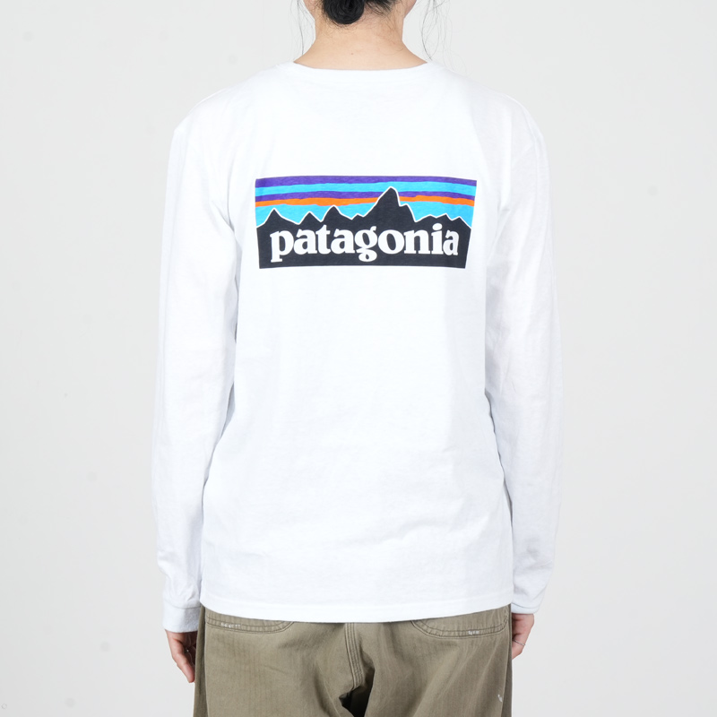 PATAGONIA(�ѥ����˥�) W's L/S P-6 Logo Responsibili-Tee