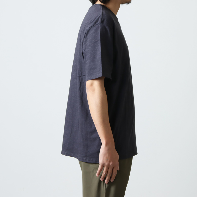 16500【MARKA】POCKET TEE L/S60/2 organic cotton - Tシャツ