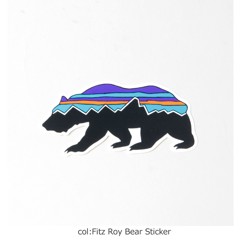 Patagonia パタゴニア Fitz Roy Bear Sticker フィッツ ロイ ベア ステッカー