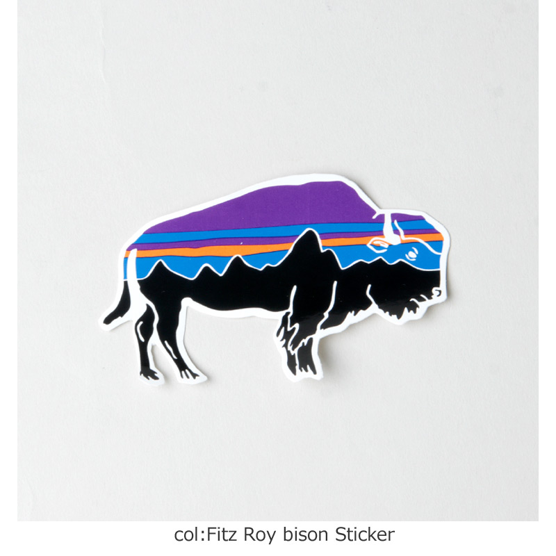 PATAGONIA(ѥ˥) Fitz Roy bison Sticker