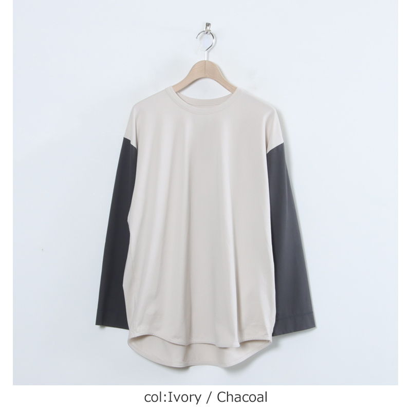 PERS PROJECTS(ѡץ) OLIVER L/S TEE 2 TONE