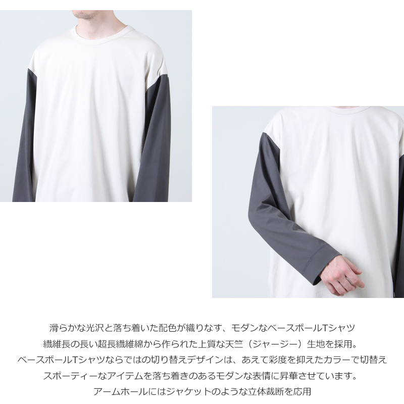 PERS PROJECTS(ѡץ) OLIVER L/S TEE 2 TONE