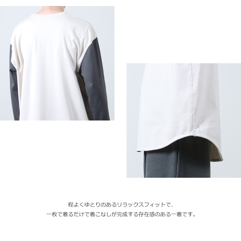 PERS PROJECTS(ѡץ) OLIVER L/S TEE 2 TONE