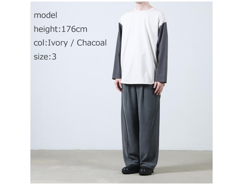 PERS PROJECTS(ѡץ) OLIVER L/S TEE 2 TONE