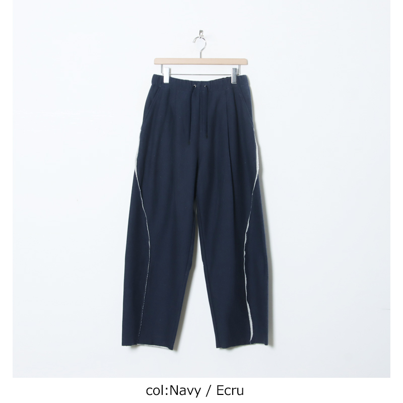 PERS PROJECTS(ѡץ) HAKEEM TWIST TROUSERS TOP NAVY