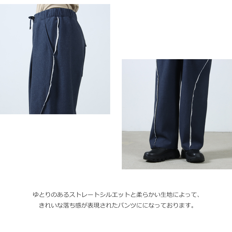 PERS PROJECTS(ѡץ) HAKEEM TWIST TROUSERS TOP NAVY