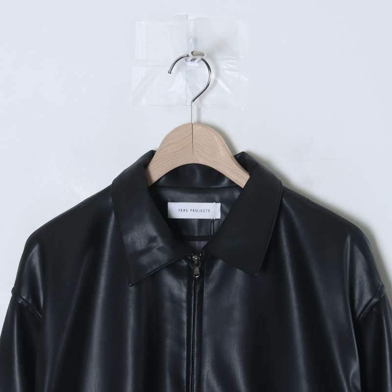 PERS PROJECTS(ѡץ) JENS SHORT BLOUSON vegan leather