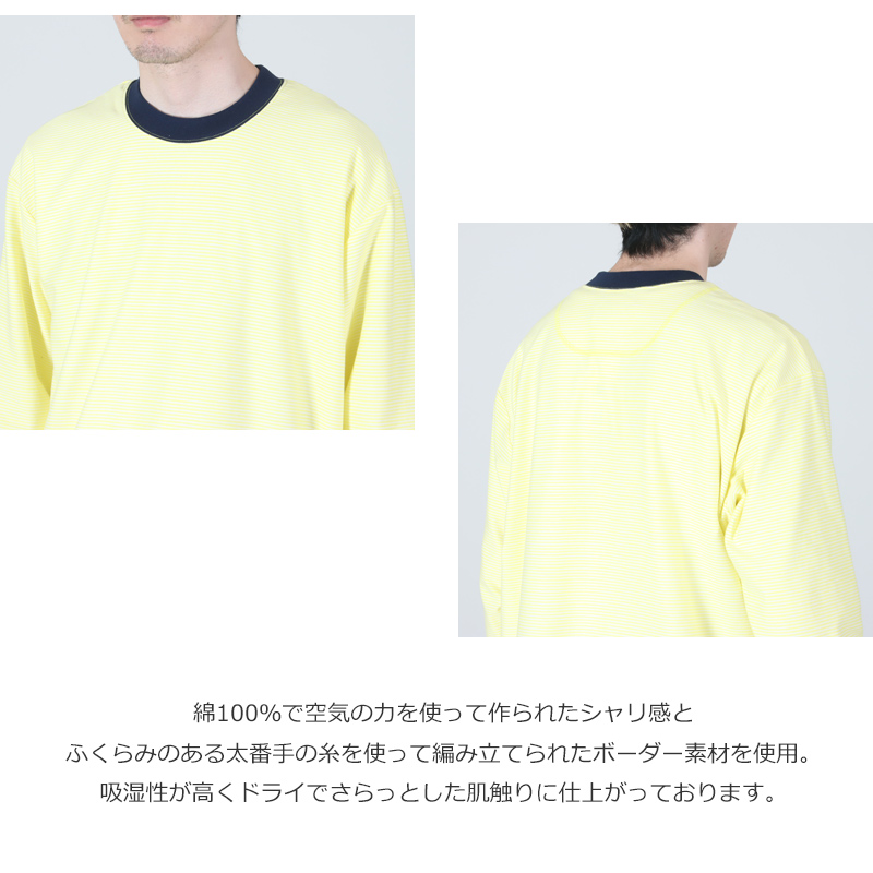 PERS PROJECTS(�ѡ����ץ���������) VICTOR L/S BLIND BORDER TEE