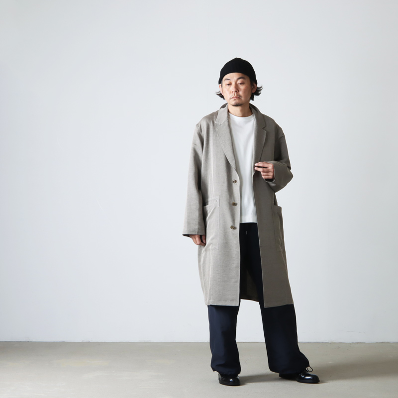 有名なブランド ポリプロイド POLYPLOID 22AW LONG 3 B COAT ステン ...