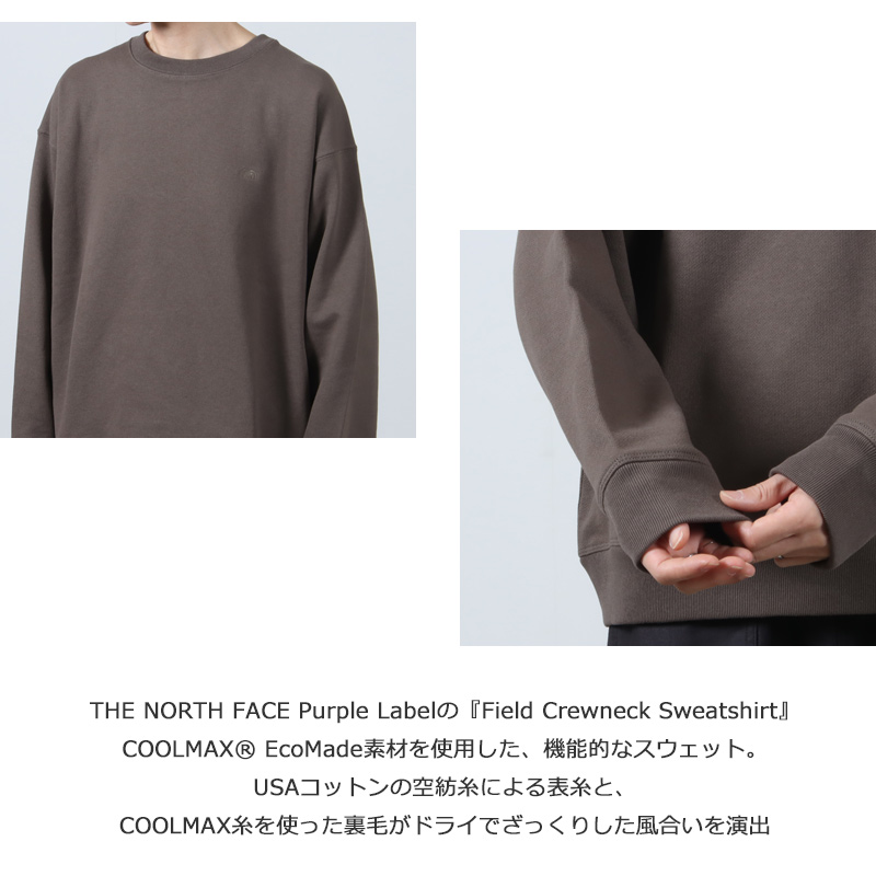 THE NORTH FACE PURPLE LABEL( Ρե ѡץ졼٥)  Field Crewneck Sweatshirt