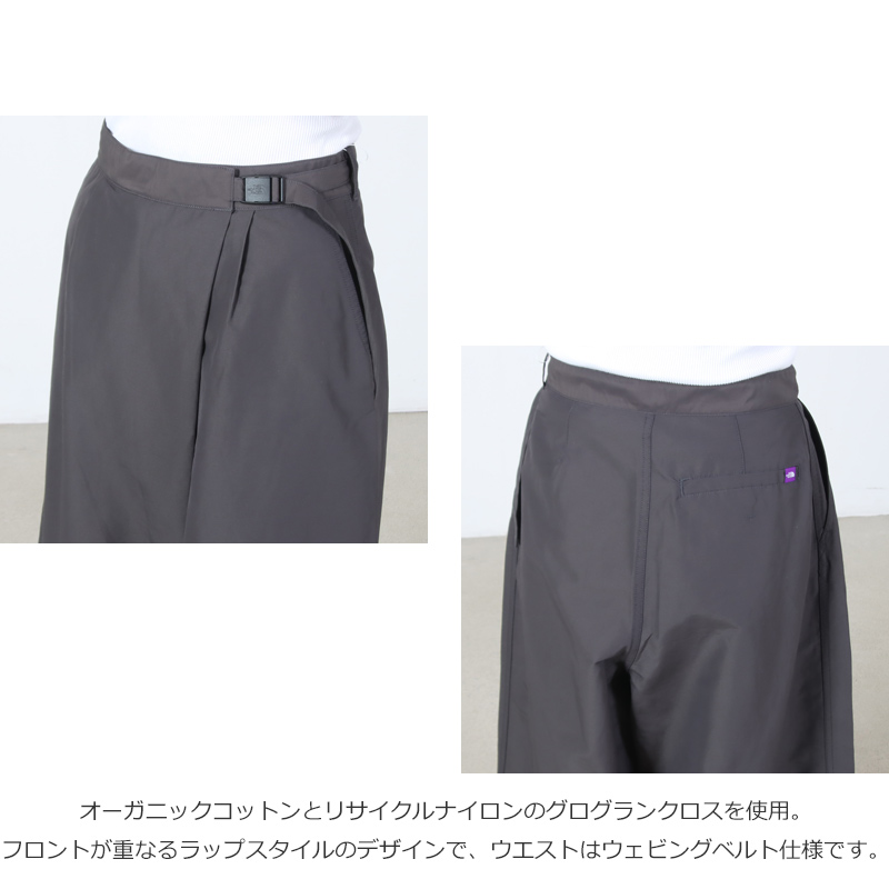 THE NORTH FACE PURPLE LABEL(�� �Ρ����ե����� �ѡ��ץ�졼�٥�) Double Peak Field Wrap Culotte