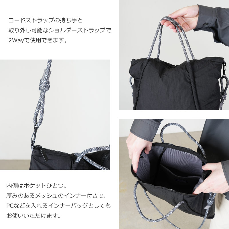 THE NORTH FACE PURPLE LABEL(�� �Ρ����ե����� �ѡ��ץ�졼�٥�) Stroll 2Way Flat Tote Bag