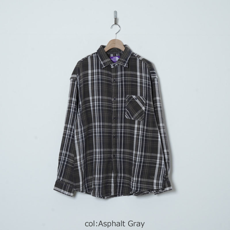 THE NORTH FACE PURPLE LABEL(�� �Ρ����ե����� �ѡ��ץ�졼�٥�) Flannel Plaid Field Shirt