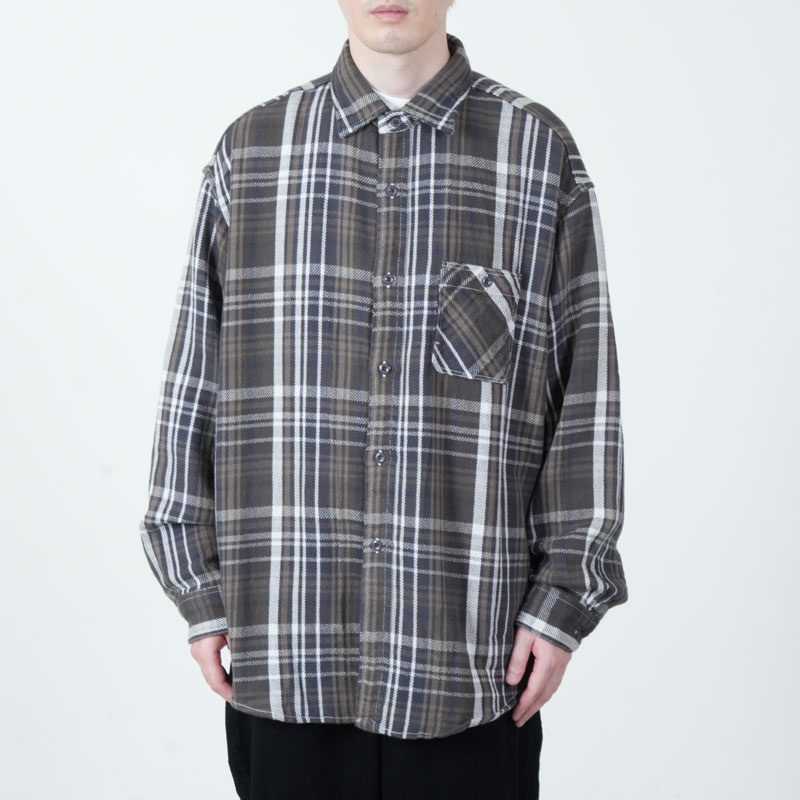 THE NORTH FACE PURPLE LABEL(�� �Ρ����ե����� �ѡ��ץ�졼�٥�) Flannel Plaid Field Shirt
