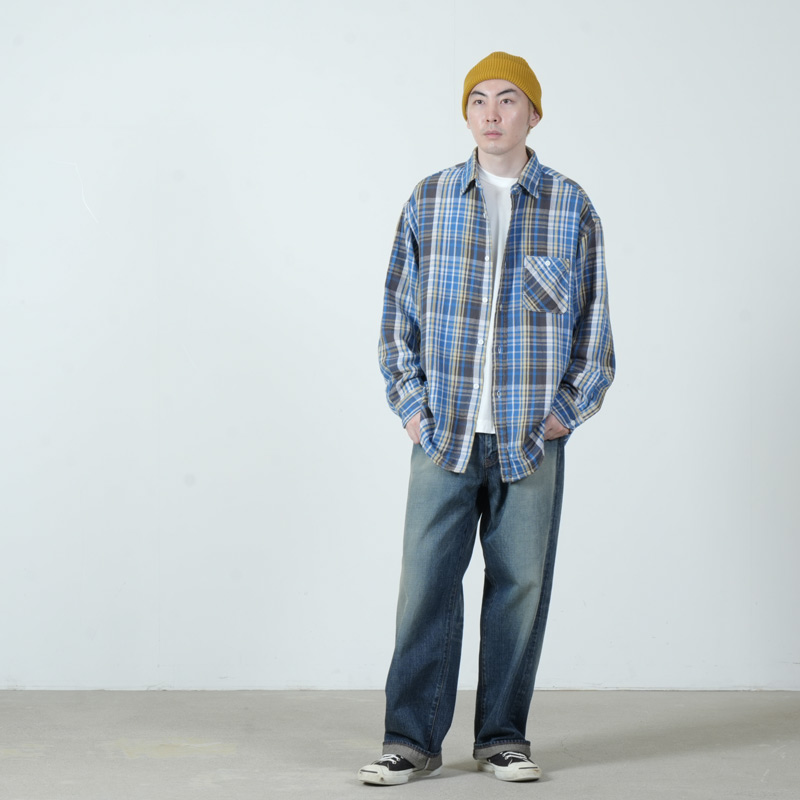 THE NORTH FACE PURPLE LABEL(�� �Ρ����ե����� �ѡ��ץ�졼�٥�) Flannel Plaid Field Shirt