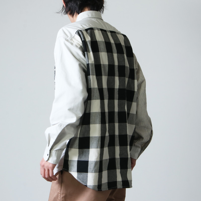 ノースフェイス ナナミカ Plaid Patchwork Shirt