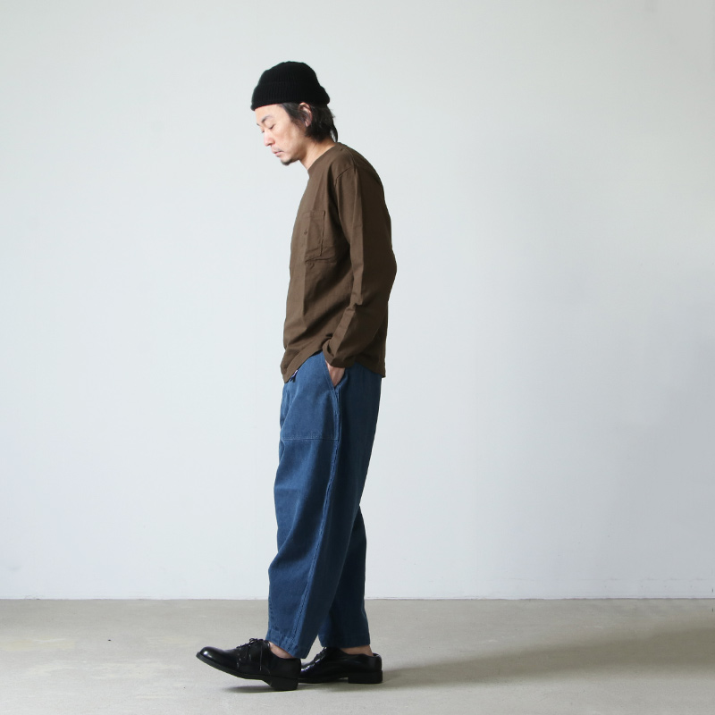 THE NORTH FACE PURPLE LABEL( Ρե ѡץ졼٥) Denim Field Wide Cropped Pants