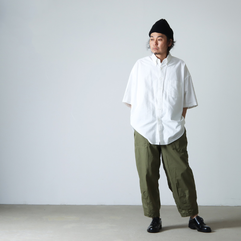 THE NORTH FACE PURPLE LABEL (ザ ノースフェイス パープルレーベル) Ripstop Wide Cropped Pants