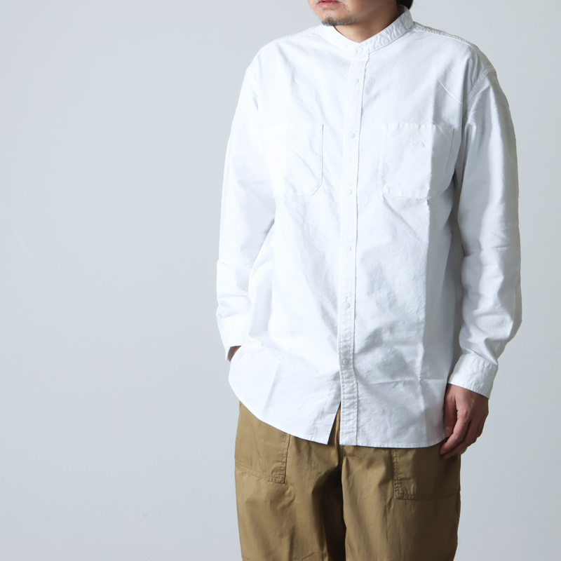 THE NORTH FACE PURPLE LABEL( Ρե ѡץ졼٥) Cotton Polyester OX Band Collar Shirt