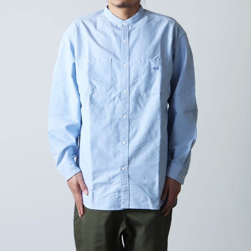 THE NORTH FACE PURPLE LABEL( Ρե ѡץ졼٥) Cotton Polyester OX Band Collar Shirt