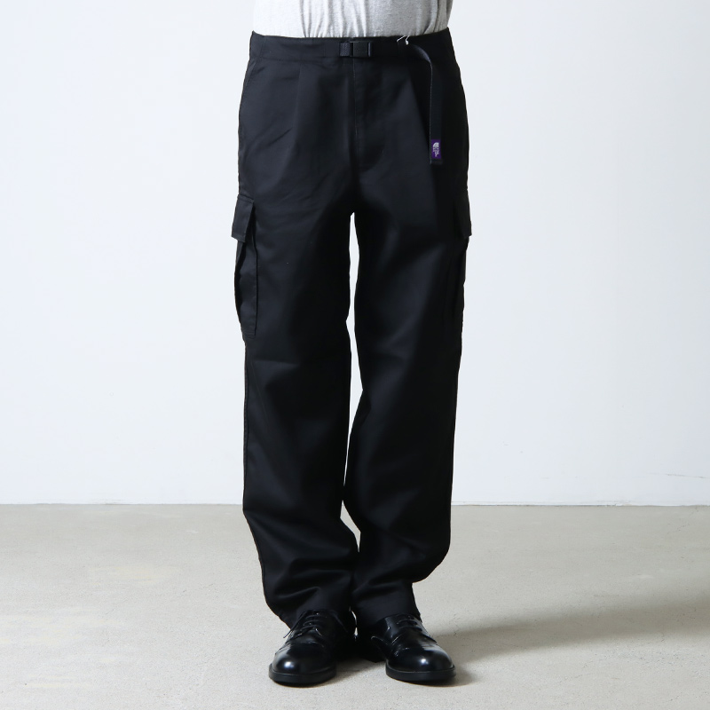 NEW限定品】 THE ストレッチカーゴパンツ LABEL PURPLE FACE NORTH 