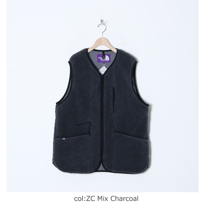 THE NORTH FACE PURPLE LABEL( Ρե ѡץ졼٥) Wool Boa WINDSTOPPER Field Vest