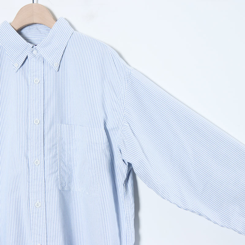 THE NORTH FACE PURPLE LABEL (ザ ノースフェイス パープルレーベル) Button Down Striped Field  Shirt / ボタンダウンストライプフィールドシャツ