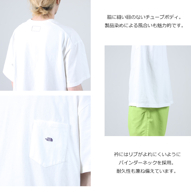 THE NORTH FACE PURPLE LABEL( Ρե ѡץ졼٥) 7oz Pocket Tee
