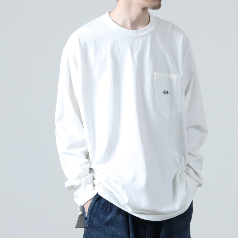 THE NORTH FACE PURPLE LABEL( Ρե ѡץ졼٥) 7oz Long Sleeve Pocket Tee