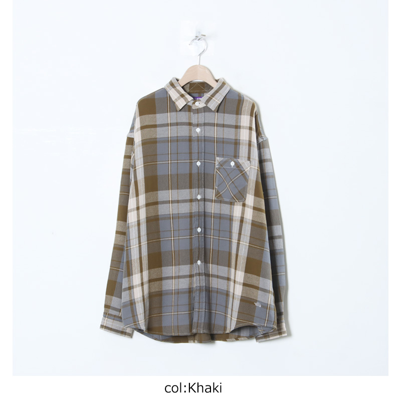 THE NORTH FACE PURPLE LABEL( Ρե ѡץ졼٥) Flannel Plaid Field Shirt