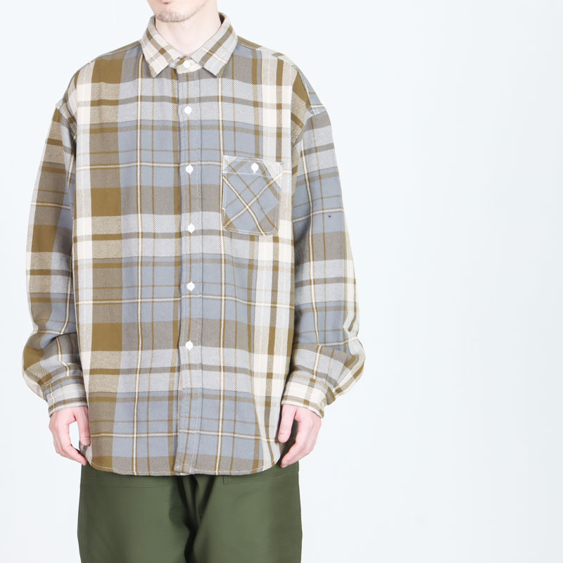 THE NORTH FACE PURPLE LABEL( Ρե ѡץ졼٥) Flannel Plaid Field Shirt